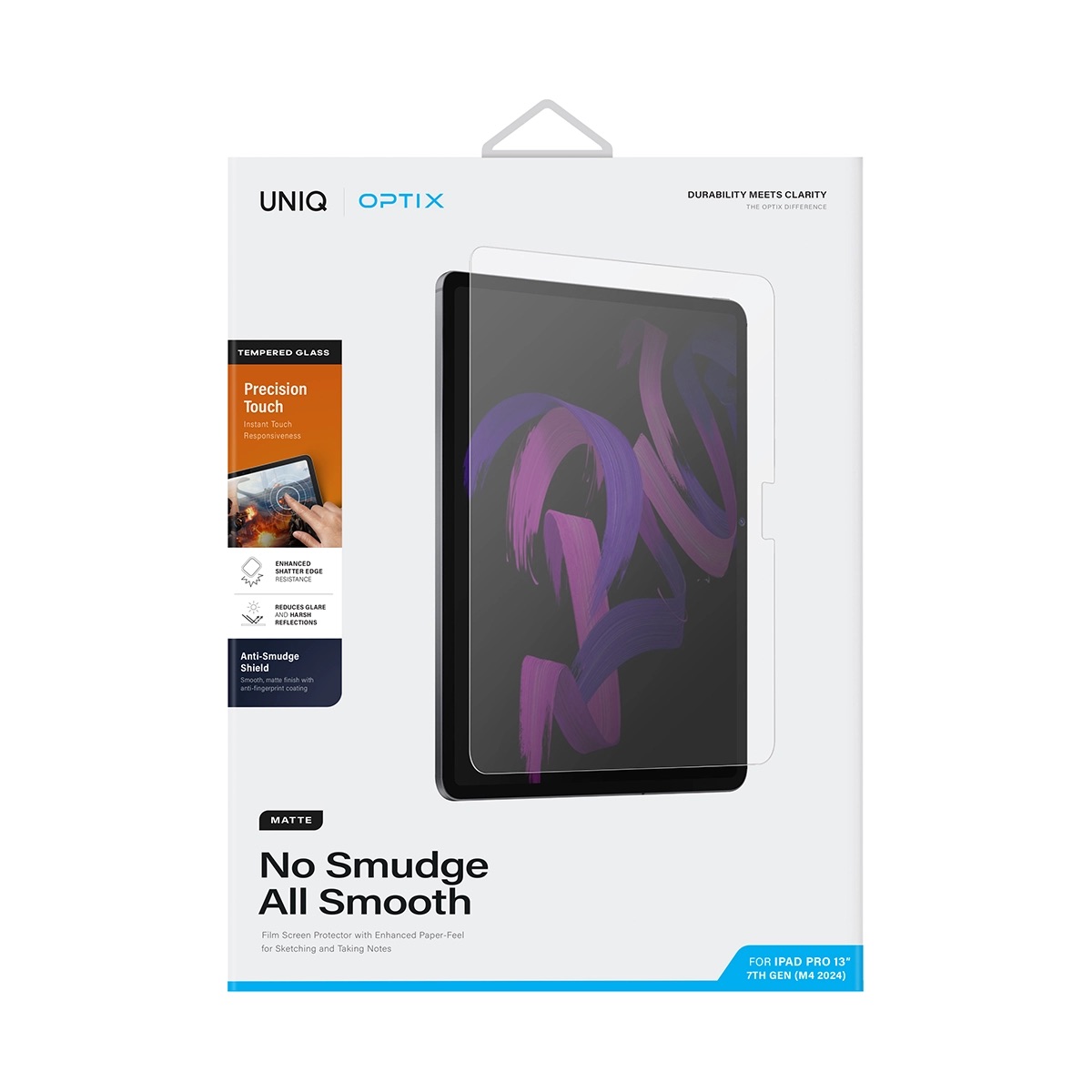 Foto 3 pulgar | Protector De Pantalla Para Ipad Pro 13'' ( 7ª Generación ) Matte De Optix
