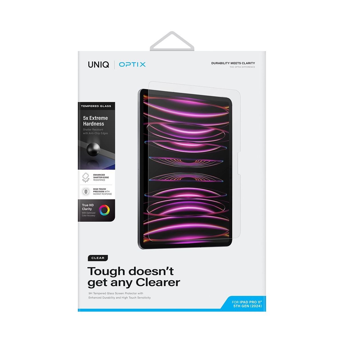 Foto 3 pulgar | Protector De Pantalla Para Ipad Pro 11'' ( 5ª Generación ) Clear De Optix