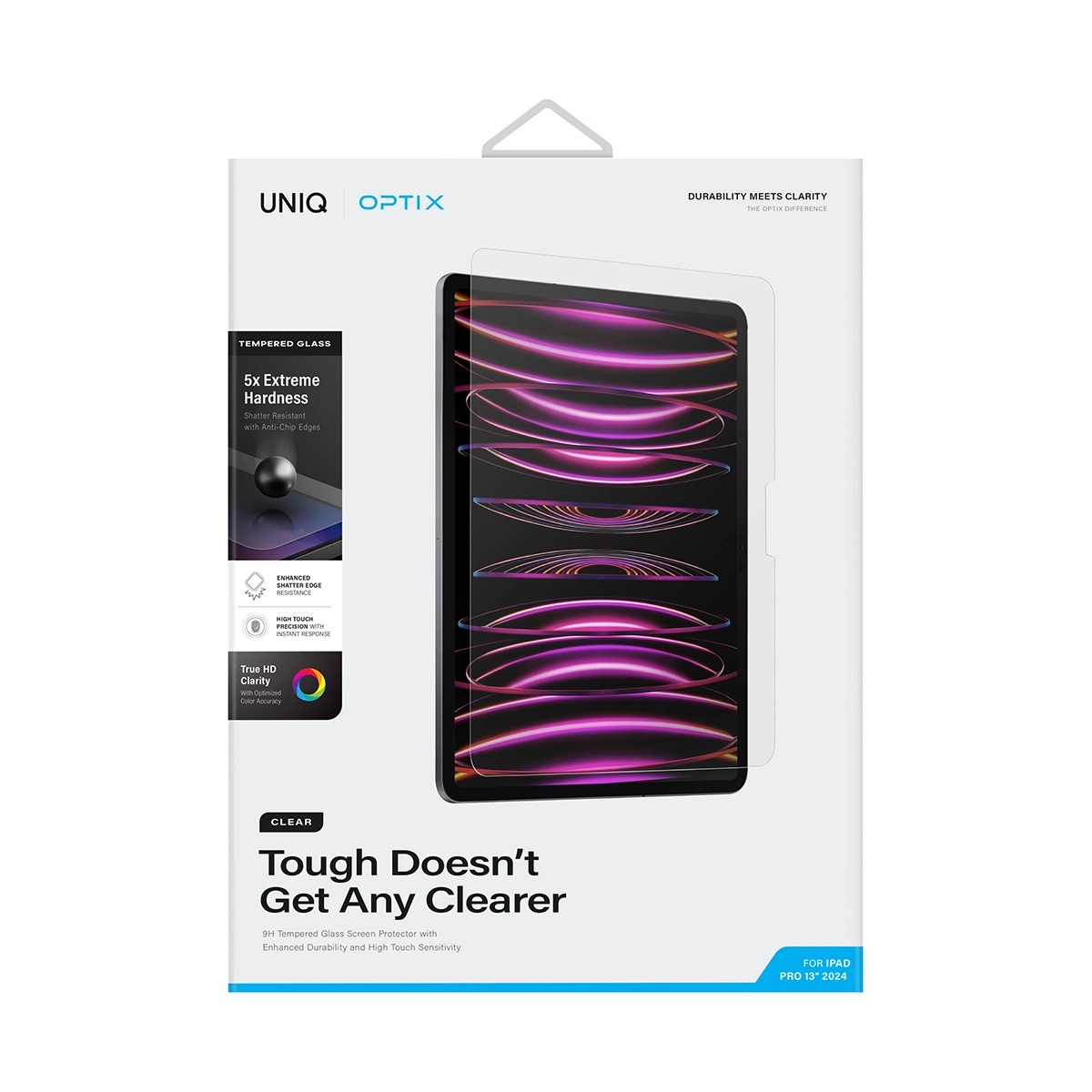 Foto 3 pulgar | Protector De Pantalla Para Ipad Pro 13'' ( 7ª Generación ) Clear De Optix