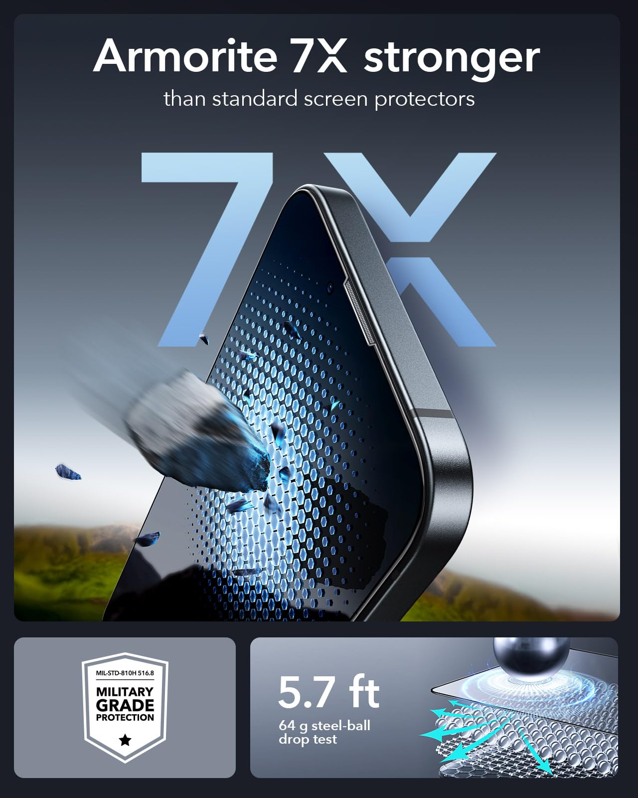 Foto 6 pulgar | Protector De Pantalla Esr, Paquete De 3 Unidades, 9h+ Glass, Para Iphone 16e/14/13/13 Pro - Venta Internacional.