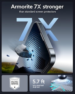 Foto 5 | Protector De Pantalla Esr, Paquete De 3 Unidades, 9h+ Glass, Para Iphone 16e/14/13/13 Pro - Venta Internacional.