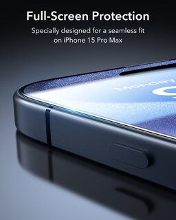 Foto 6 | Protector De Pantalla Esr 3 Pack 9h+ Glass Para Iphone 15 Pro Max - Venta Internacional.