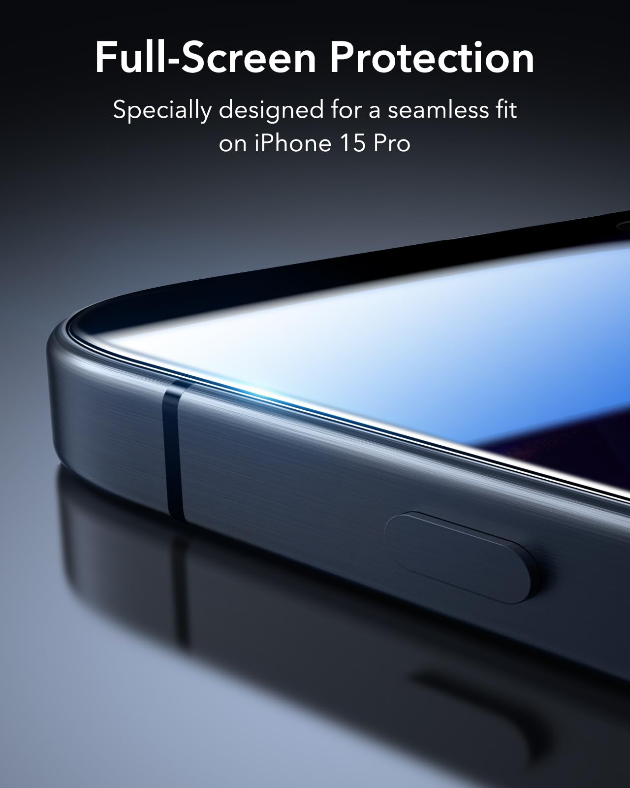 Foto 7 | Protector De Pantalla Esr Glass 9h+ Para Iphone 15 Pro Privacy, Paquete De 3 - Venta Internacional.
