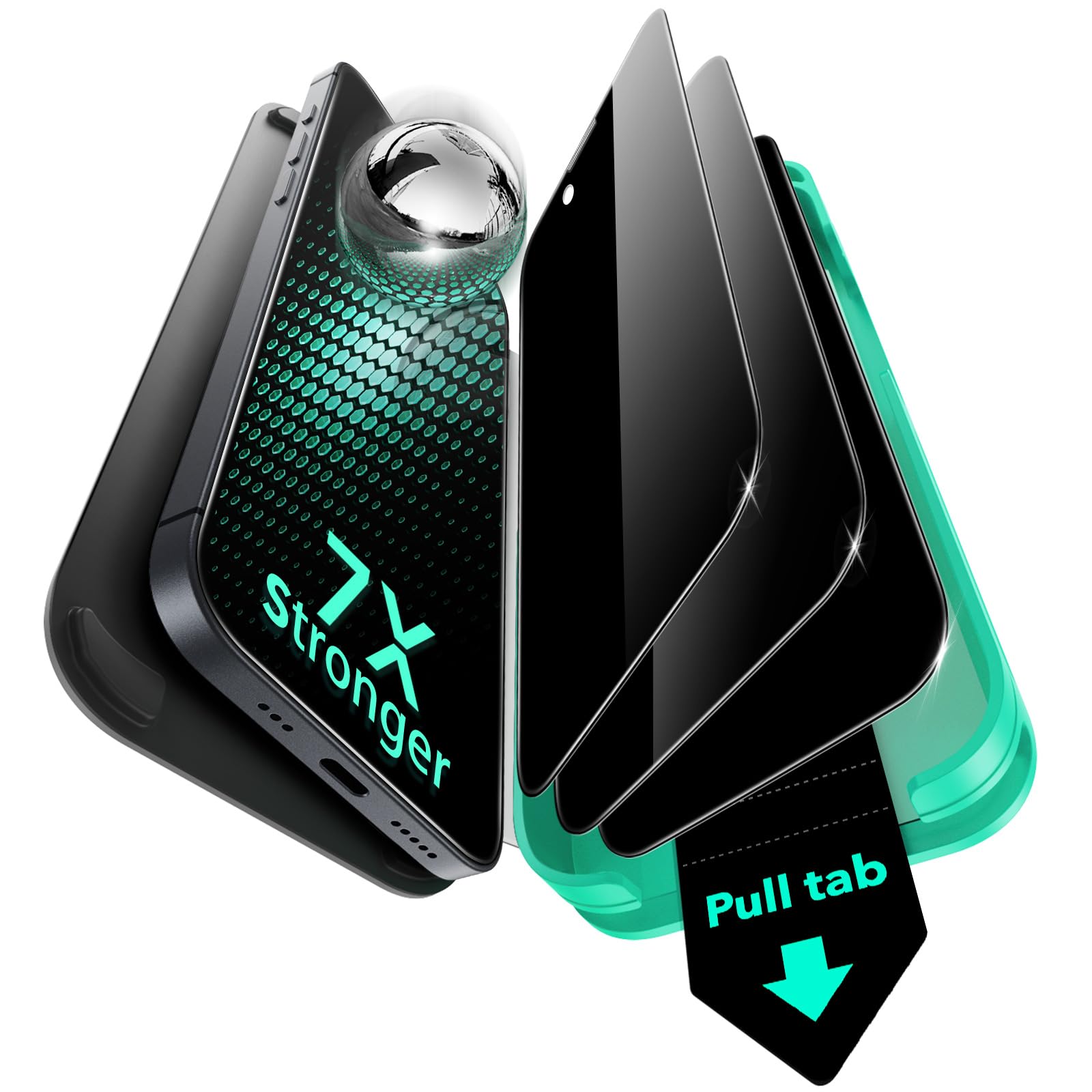 Foto 1 | Protector De Pantalla Esr Glass 9h+ Para Iphone 14 Pro Max (paquete De 3) - Venta Internacional.