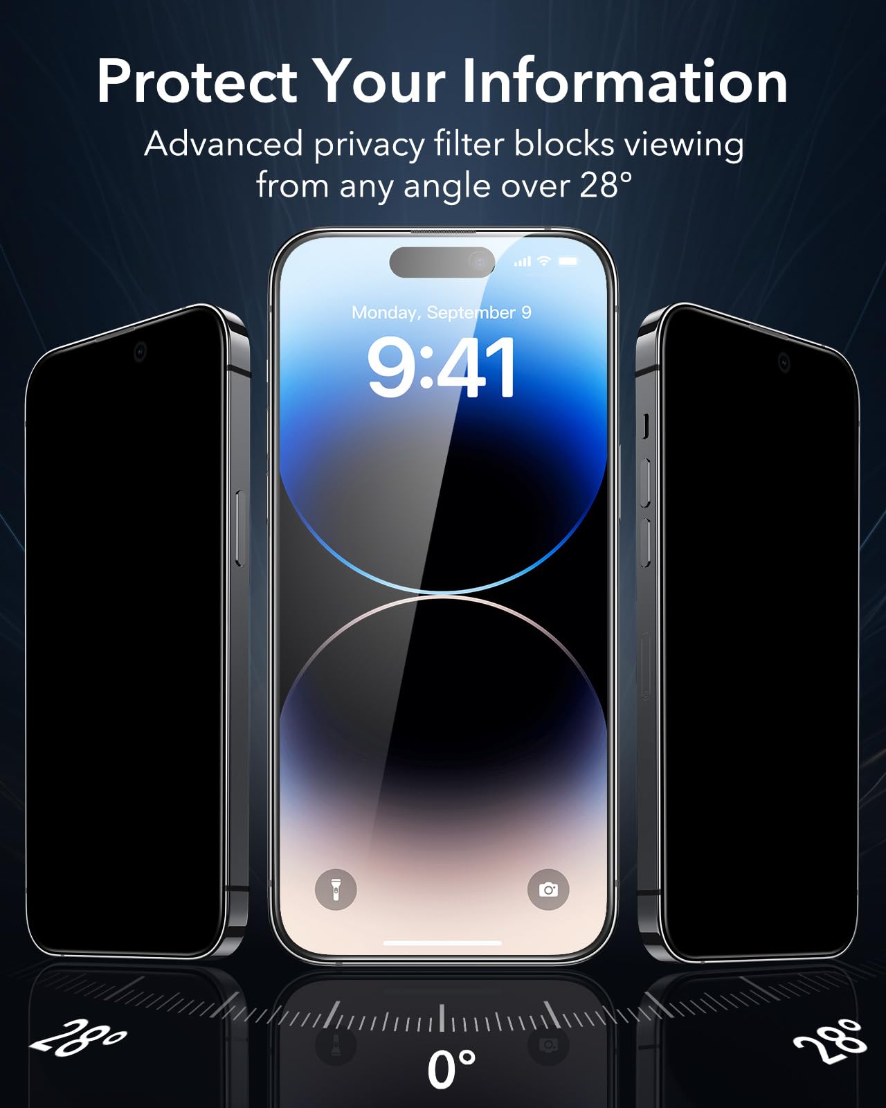 Foto 4 pulgar | Protector De Pantalla Esr Glass 9h+ Para Iphone 14 Pro Max (paquete De 3) - Venta Internacional.