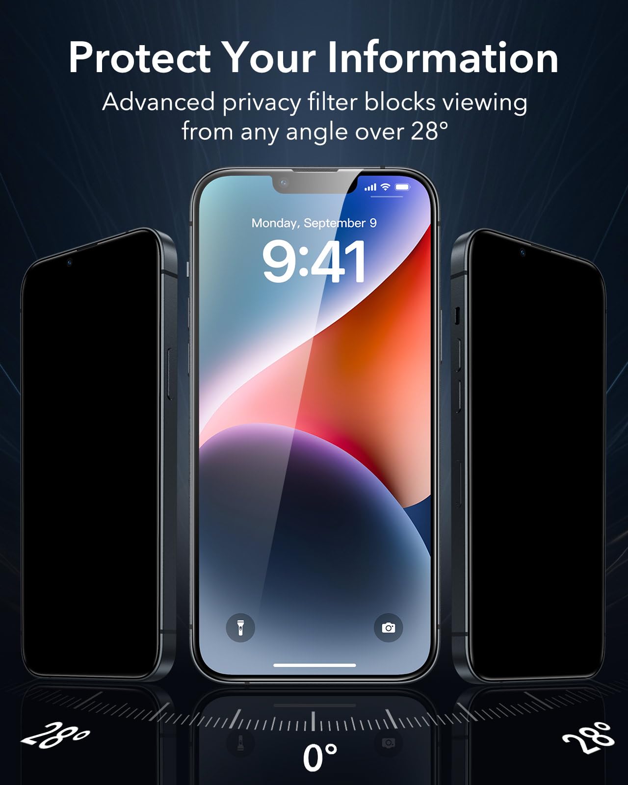 Foto 4 pulgar | Protector De Pantalla Esr Para Iphone 14 Plus/13 Pro Max, Paquete De 3 - Venta Internacional.