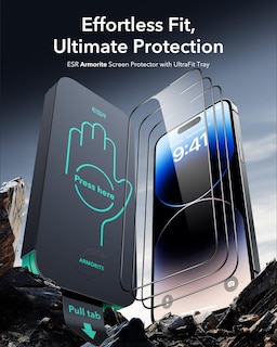 Foto 2 | Protector De Pantalla Esr 3 Pack 9h+ Glass Para Iphone 14 Pro Max - Venta Internacional.