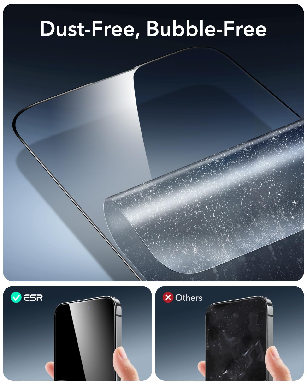 Foto 5 pulgar | Protector De Pantalla Esr 3 Pack 9h+ Glass Para Iphone 14 Pro Max - Venta Internacional.