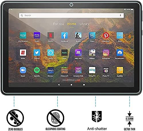 Foto 6 pulgar | Protector De Pantalla De Cristal Templado Para Amazon Fire Hd 10 2021 - Venta Internacional.