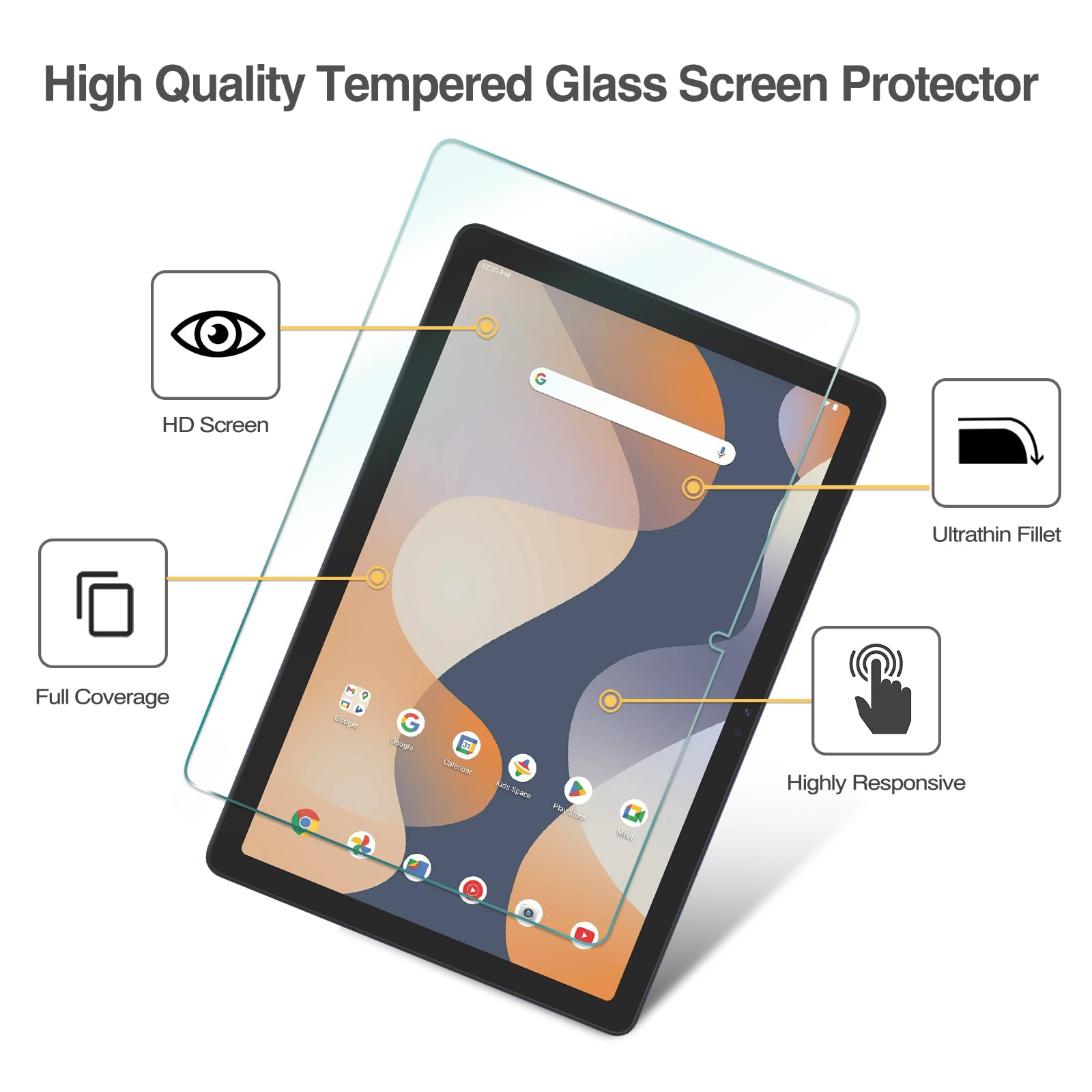 Foto 3 pulgar | Protector De Pantalla Procase Para Tableta Onn 10.1 Gen4 2024 - Venta Internacional.