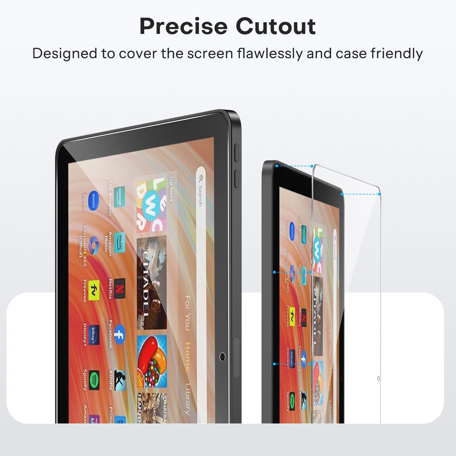 Foto 5 pulgar | [protector De Pantalla] Omoton Para Tableta Amazon Fire Hd 10 (13ª Y 11ª Generación) - Venta Internacional.