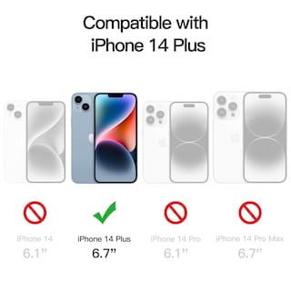 Foto 3 | Protector De Pantalla Jetech Privacy Para Iphone 14 Plus De 6.7 Pulgadas, Paquete De 2 - Venta Internacional.