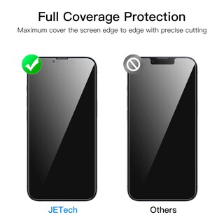Foto 4 | Protector De Pantalla Jetech Privacy Para Iphone 14 Plus De 6.7 Pulgadas, Paquete De 2 - Venta Internacional.