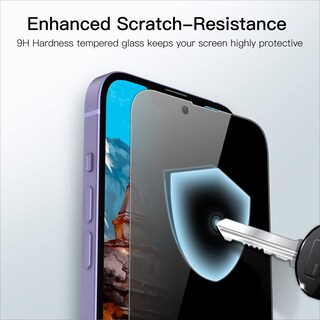 Foto 5 | Protector De Pantalla Jetech Privacy Para Iphone 14 Plus De 6.7 Pulgadas, Paquete De 2 - Venta Internacional.