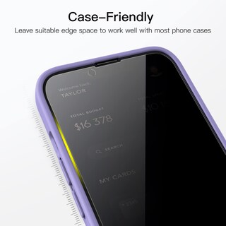 Foto 7 | Protector De Pantalla Jetech Privacy Para Iphone 14 Plus De 6.7 Pulgadas, Paquete De 2 - Venta Internacional.