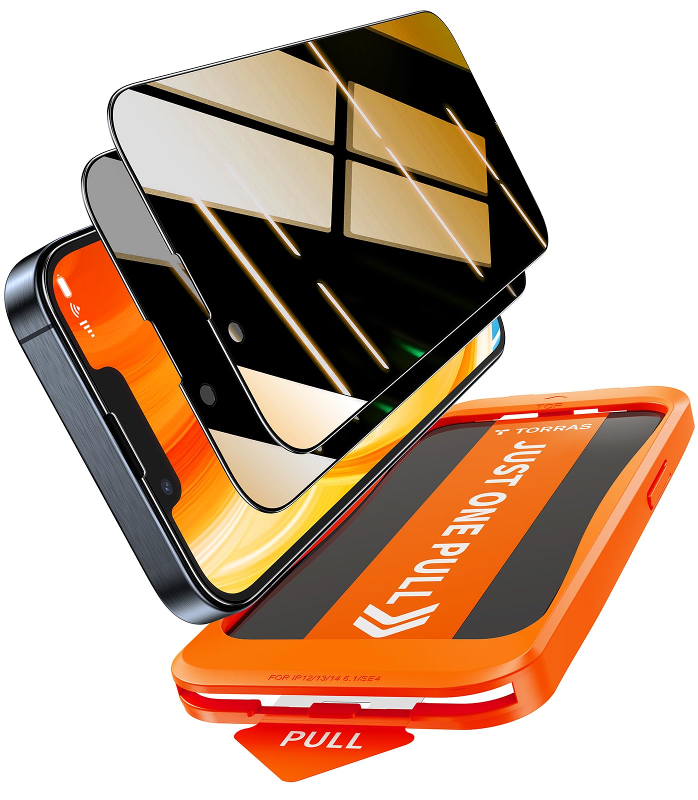 Foto 2 pulgar | Protector De Pantalla Torras Military-grade 9h+ Para Iphone 16e/13/13pro/14 - Venta Internacional.