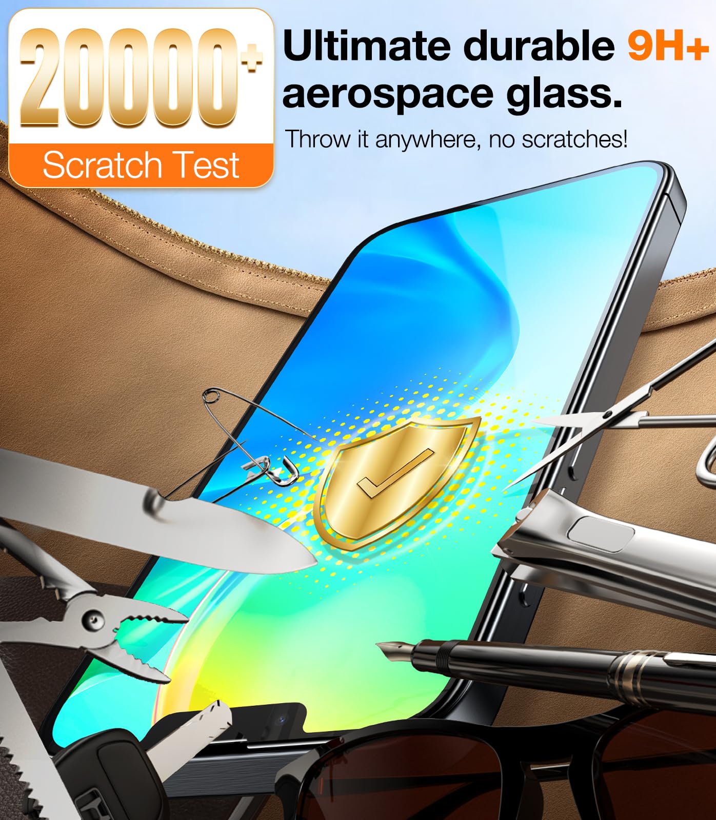 Foto 7 | Protector De Pantalla Torras Military-grade 9h+ Para Iphone 16e/13/13pro/14 - Venta Internacional.