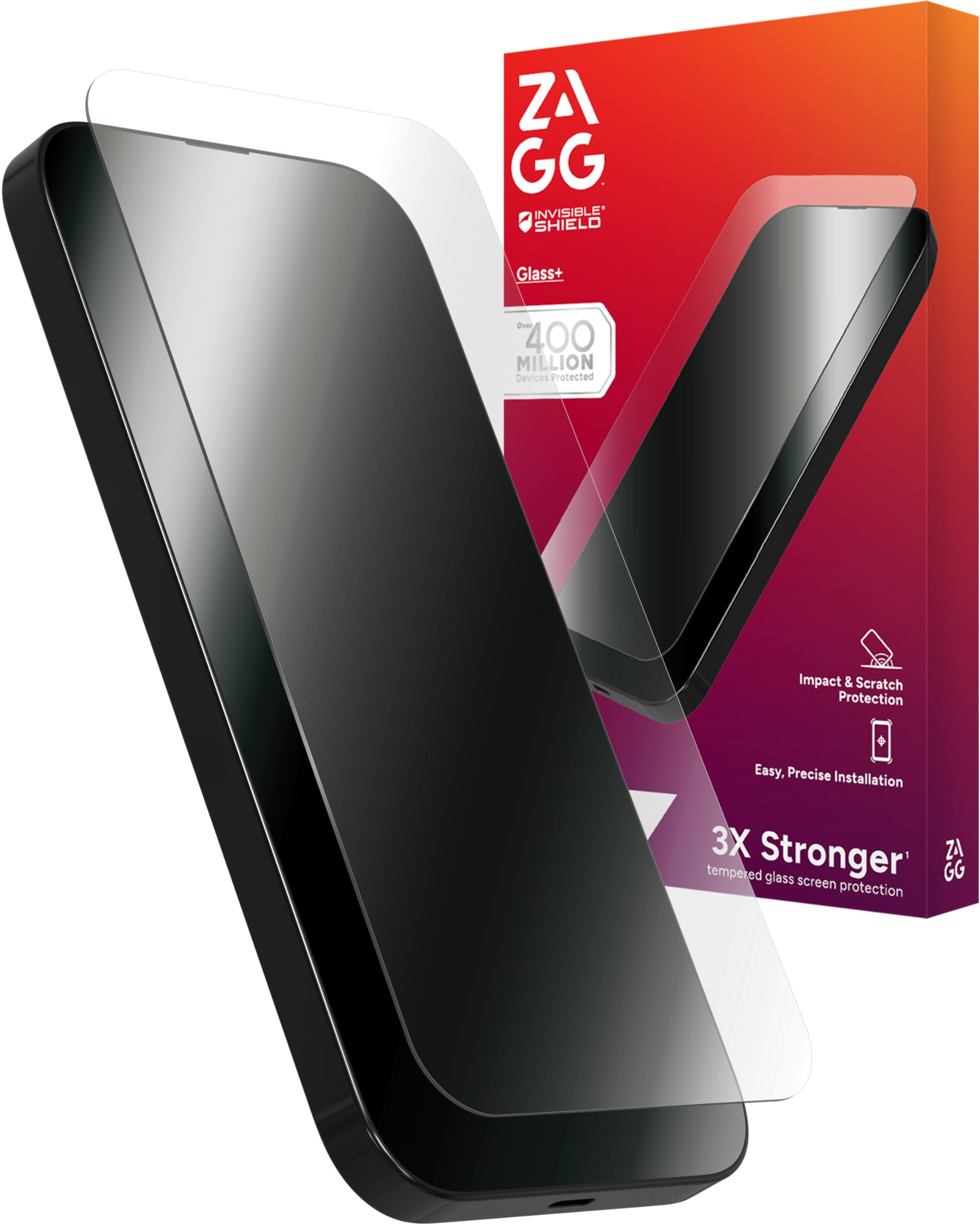 Foto 2 pulgar | Protector De Pantalla Zagg Glass+ Para Iphone 16 Pro - Venta Internacional.