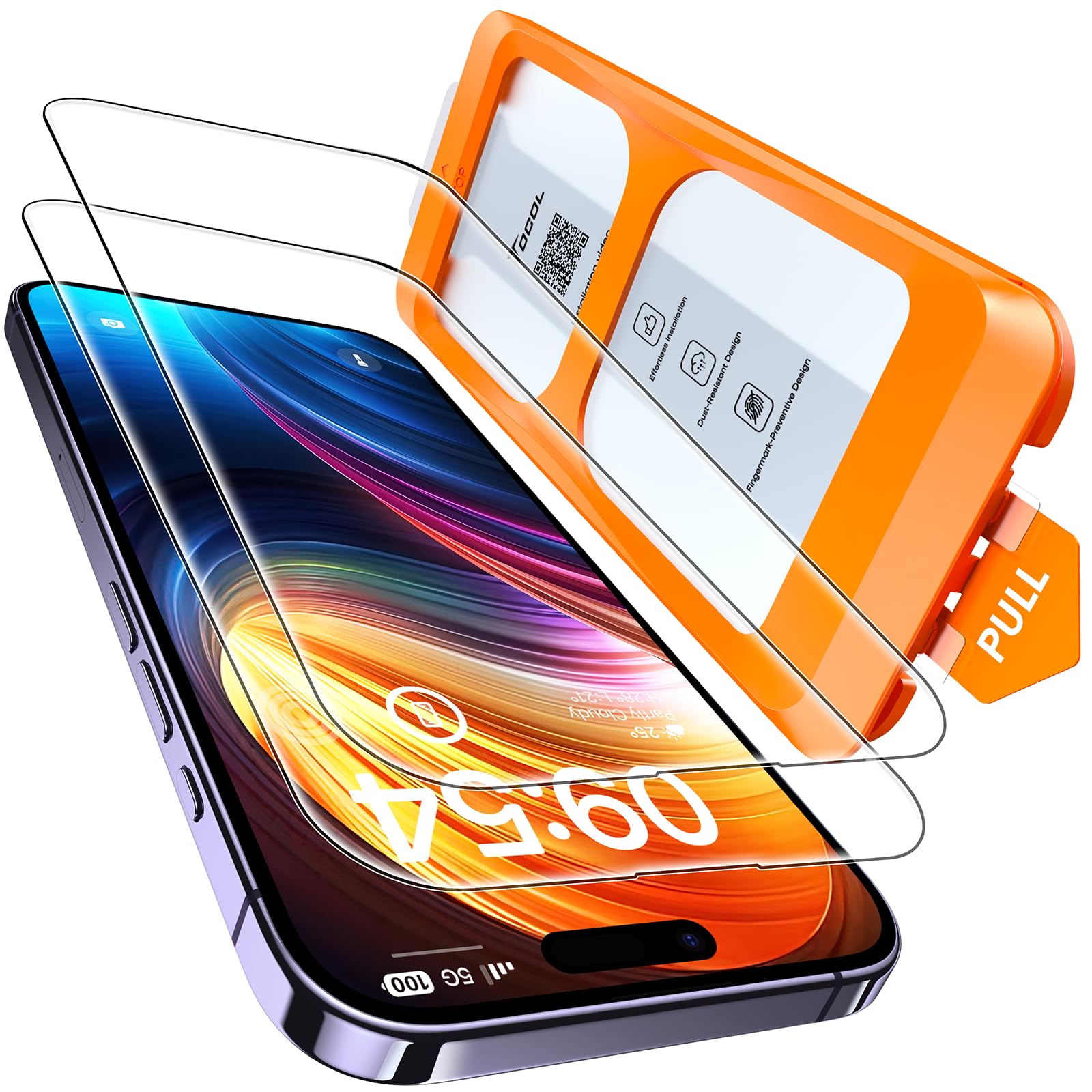Foto 1 | Protector De Pantalla Tocol Para Iphone 14 Pro Max, Paquete De 2 - Venta Internacional.