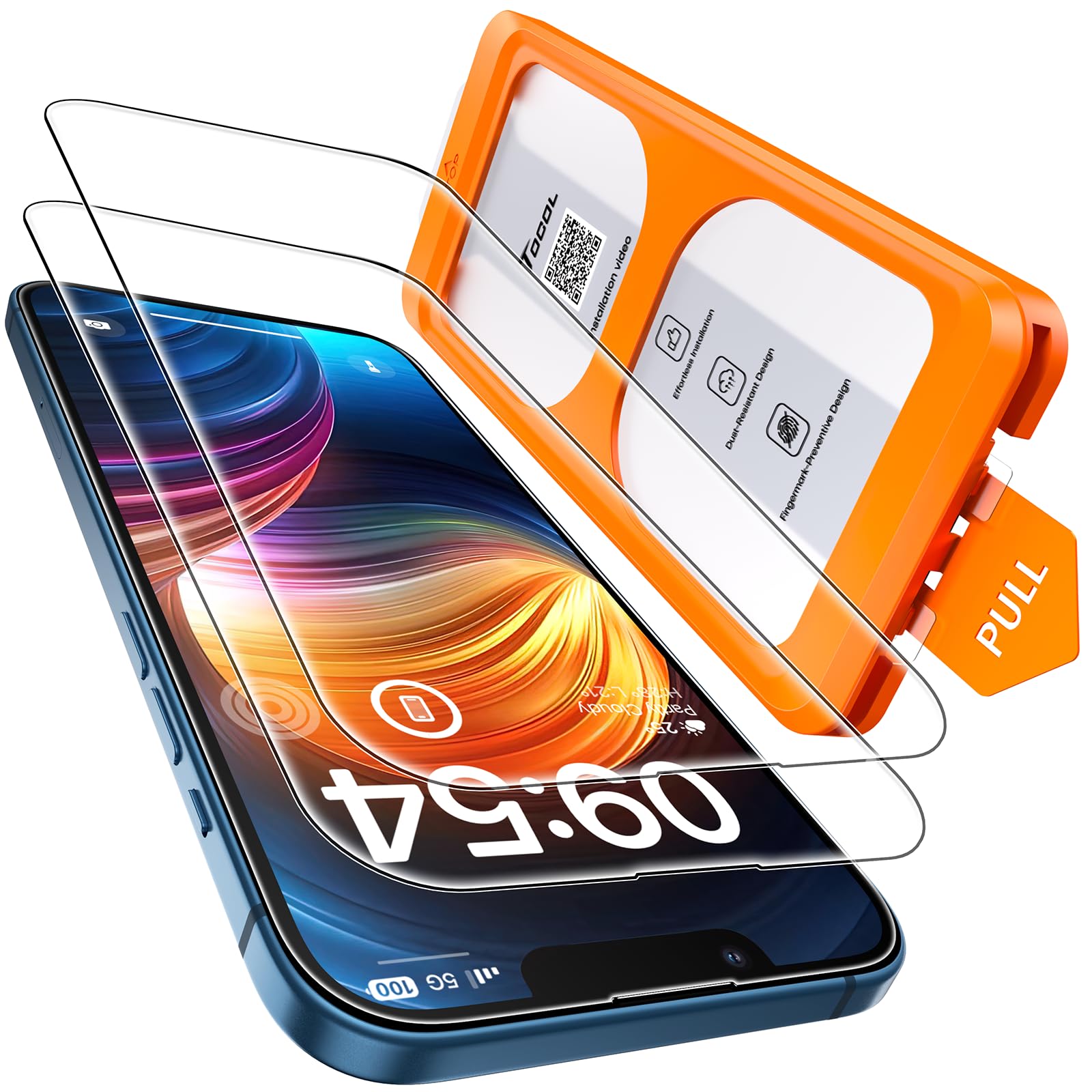 Foto 1 | Protector De Pantalla Tocol Para Iphone 13/16e De 6.1 Pulgadas, Paquete De 2 - Venta Internacional.