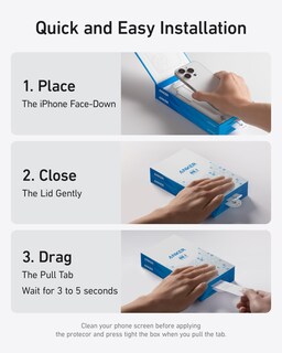 Foto 2 | Protector De Pantalla Anker Hd De Cristal Templado Para Iphone 16 Pro Max - Venta Internacional.