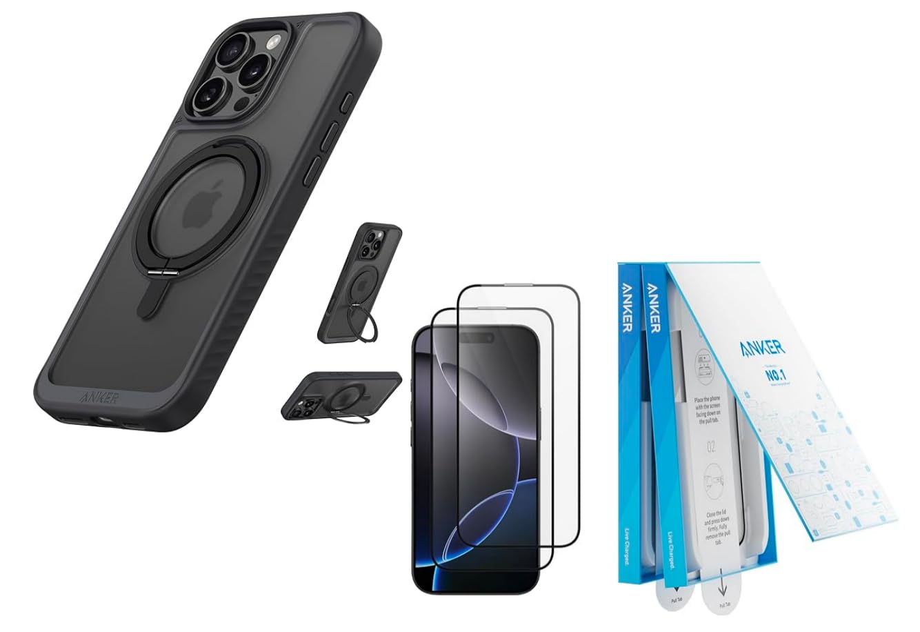 Protector De Pantalla Anker Hd De Cristal Templado Para Iphone 16 Pro - Venta Internacional.