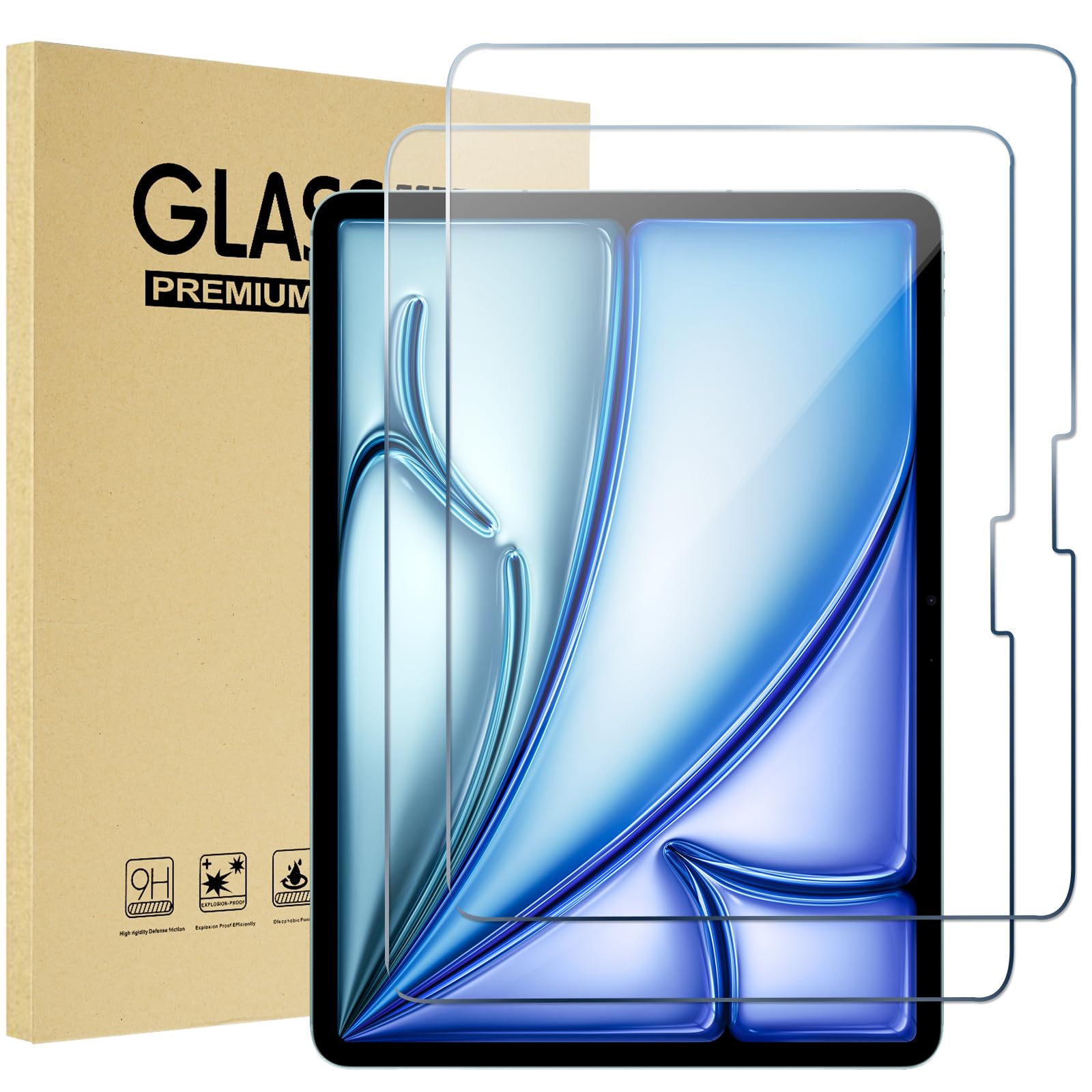 Protector De Pantalla Procase Para Ipad Air 11 (m3) 2025/ (m2) 2024 - Venta Internacional.