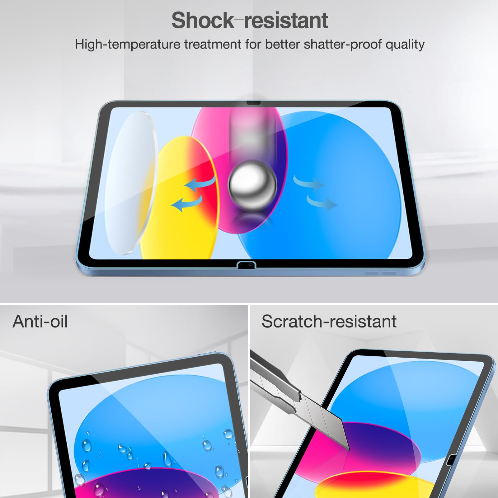 Foto 5 | Protector De Pantalla Procase Para Ipad 11/10.9 2025/2022 Con Lente - Venta Internacional.