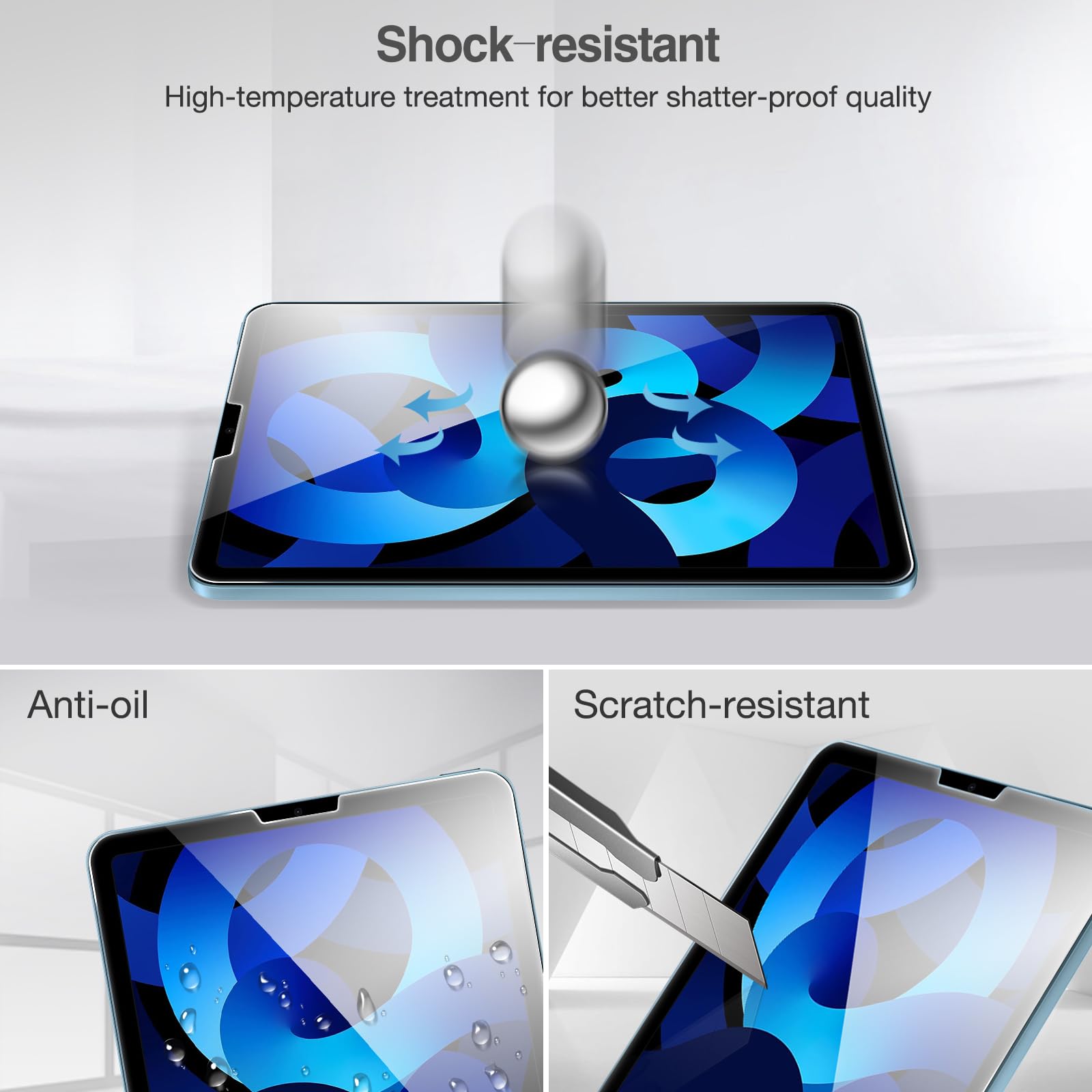 Foto 7 pulgar | Protector De Pantalla Procase Para Ipad Air 5th 2022/ Air 4th - Venta Internacional.