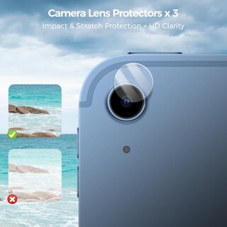 Foto 6 | Set De Protectores De Pantalla Procase Para Ipad De 11.ª Y 10.ª Generación Con Lente, Paquete De 3 - Venta Internaci
