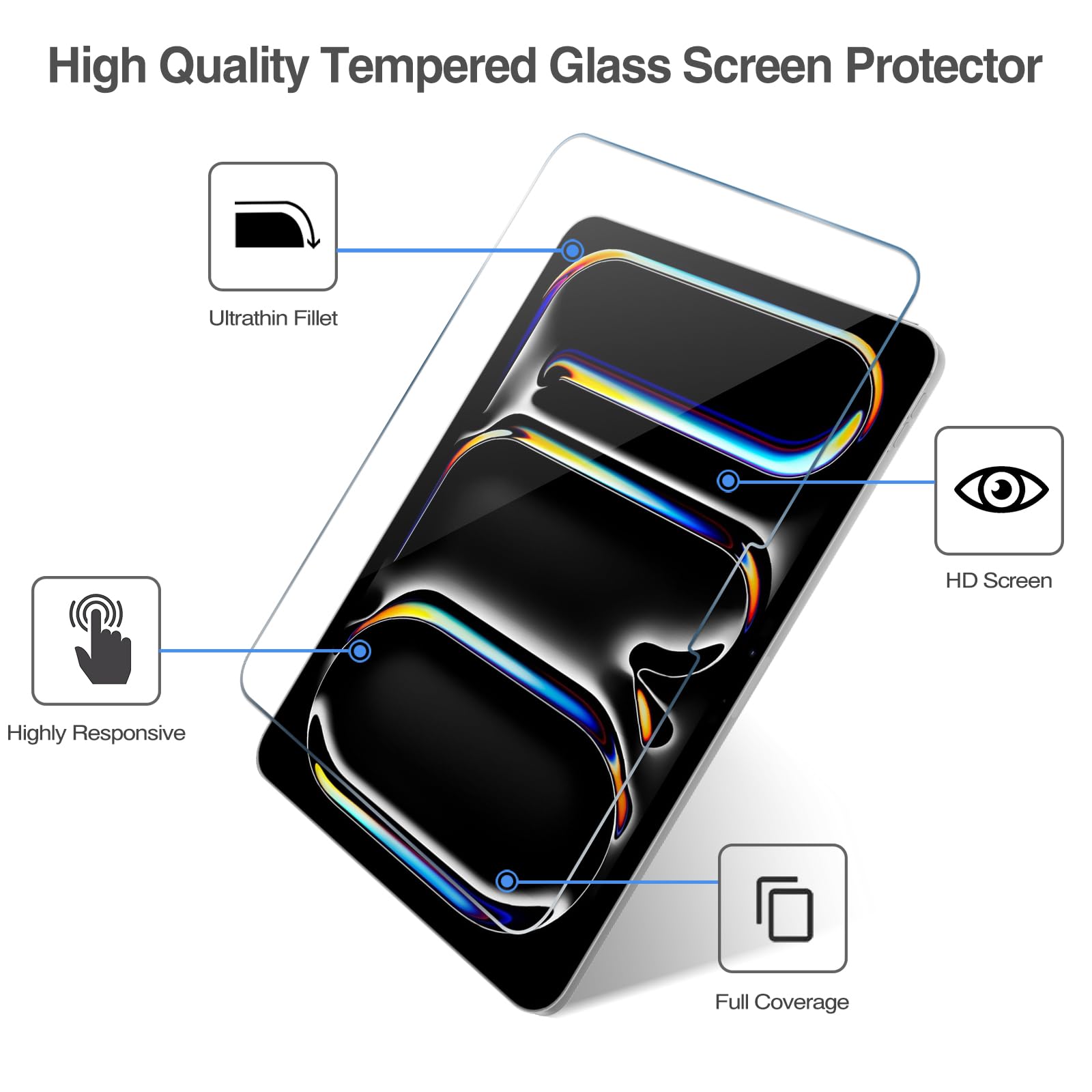 Foto 5 pulgar | Protector De Pantalla Procase Para Ipad Pro 11 Pulgadas M4 2024 - Venta Internacional.