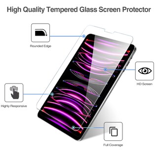 Foto 3 | Protector De Pantalla Procase Para Ipad Pro 12,9'' De 6.ª, 5.ª Y 4.ª Generación - Venta Internacional.