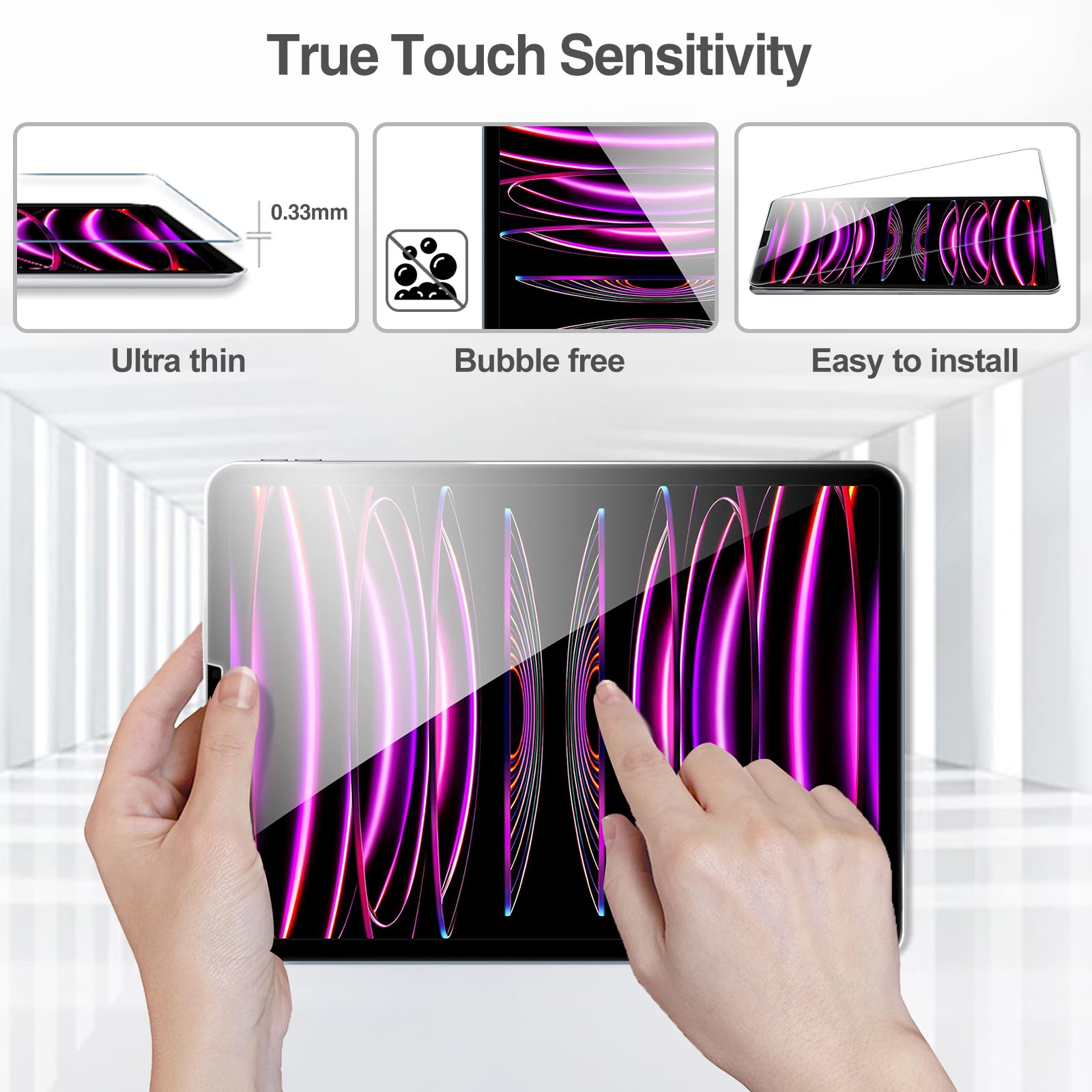 Foto 4 | Protector De Pantalla Procase Para Ipad Pro 12,9'' De 6.ª, 5.ª Y 4.ª Generación - Venta Internacional.
