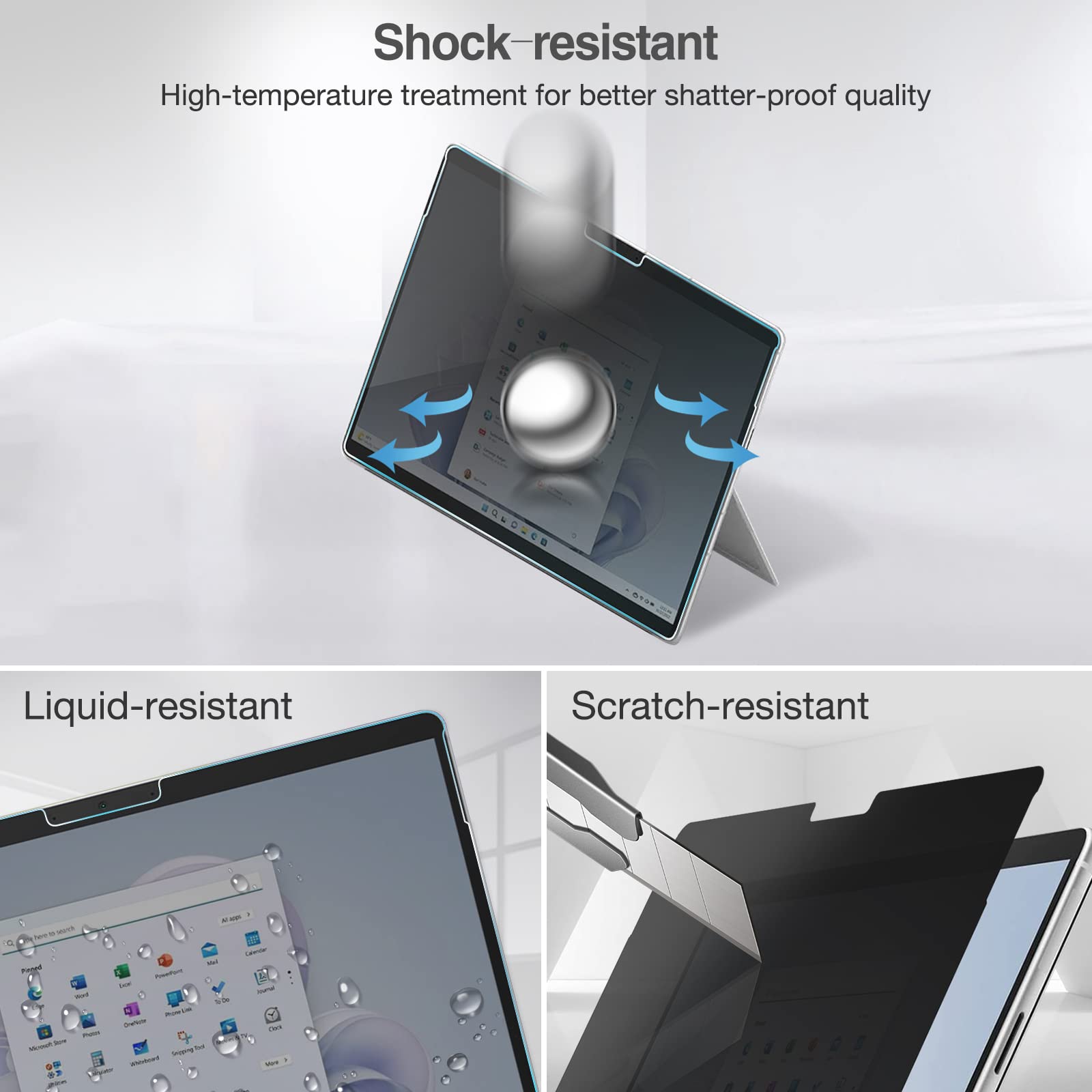 Foto 6 pulgar | Protector De Pantalla De Privacidad Procase Microsoft Surface Pro 13 - Venta Internacional.