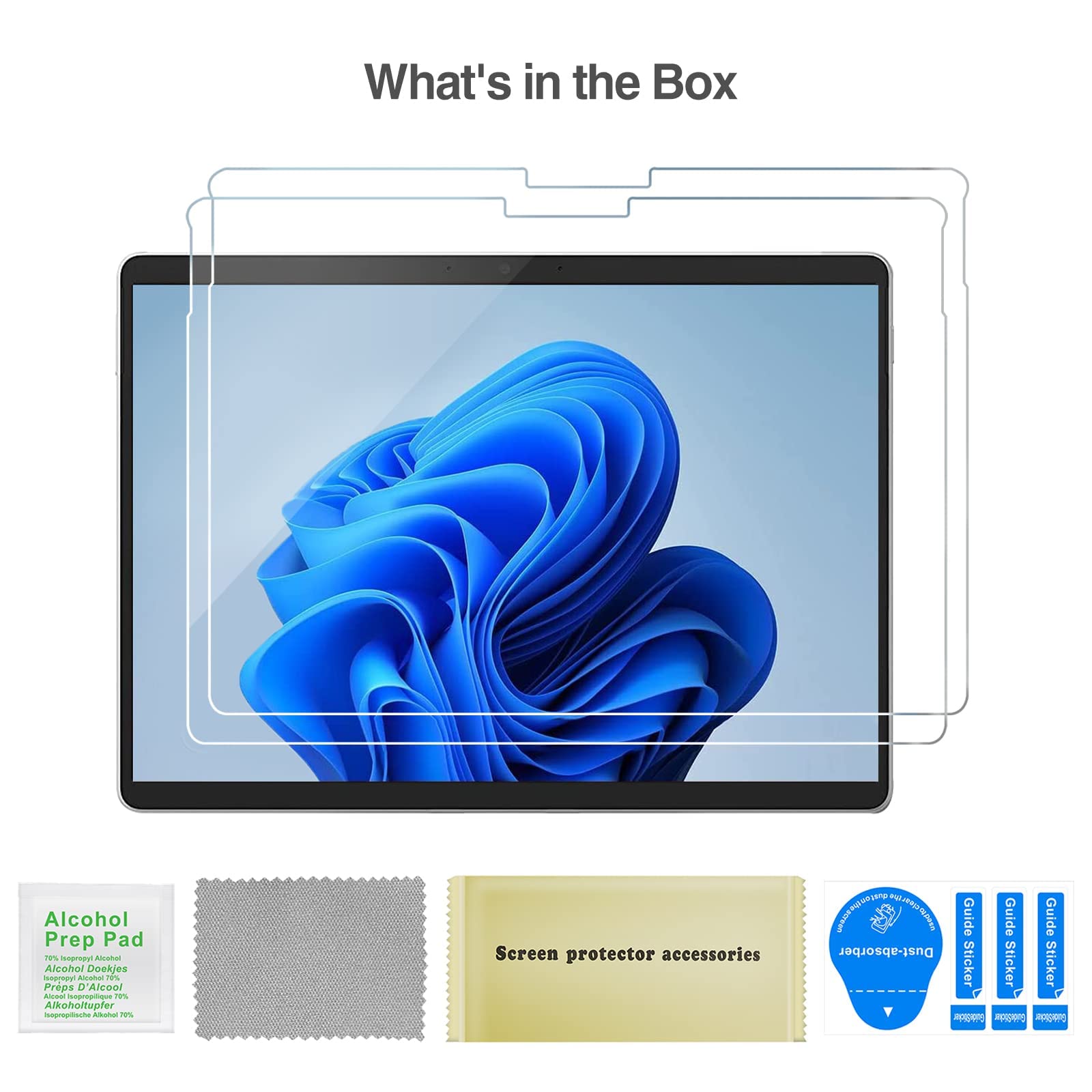 Foto 7 pulgar | Paquete De Protectores De Pantalla Procase 2 Para Surface Pro 9/8/x 13 - Venta Internacional.