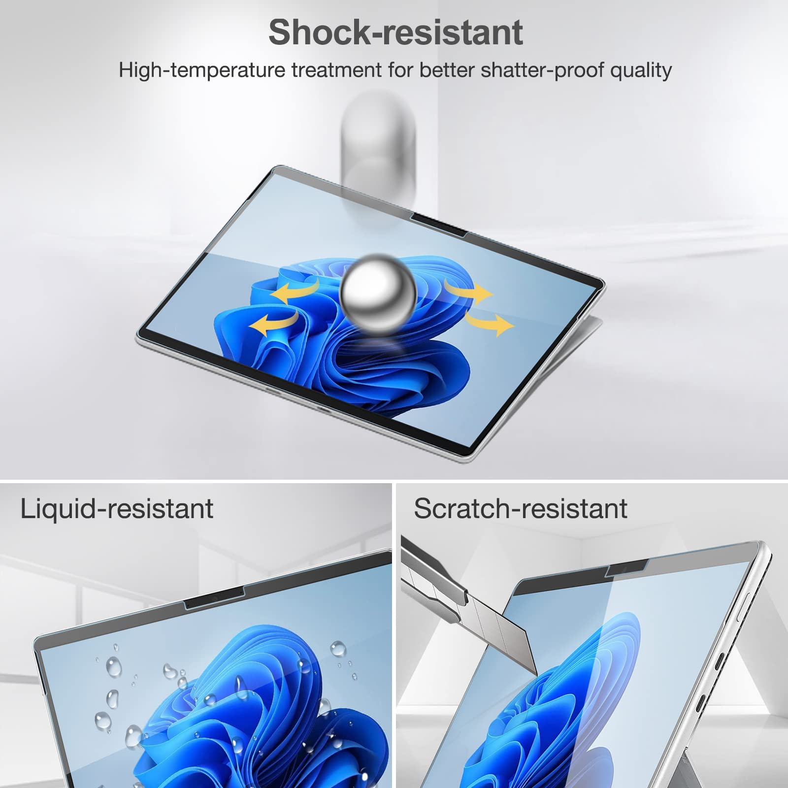 Foto 7 | Paquete De Protectores De Pantalla Procase 2 Para Surface Pro 9/8/x 13 - Venta Internacional.