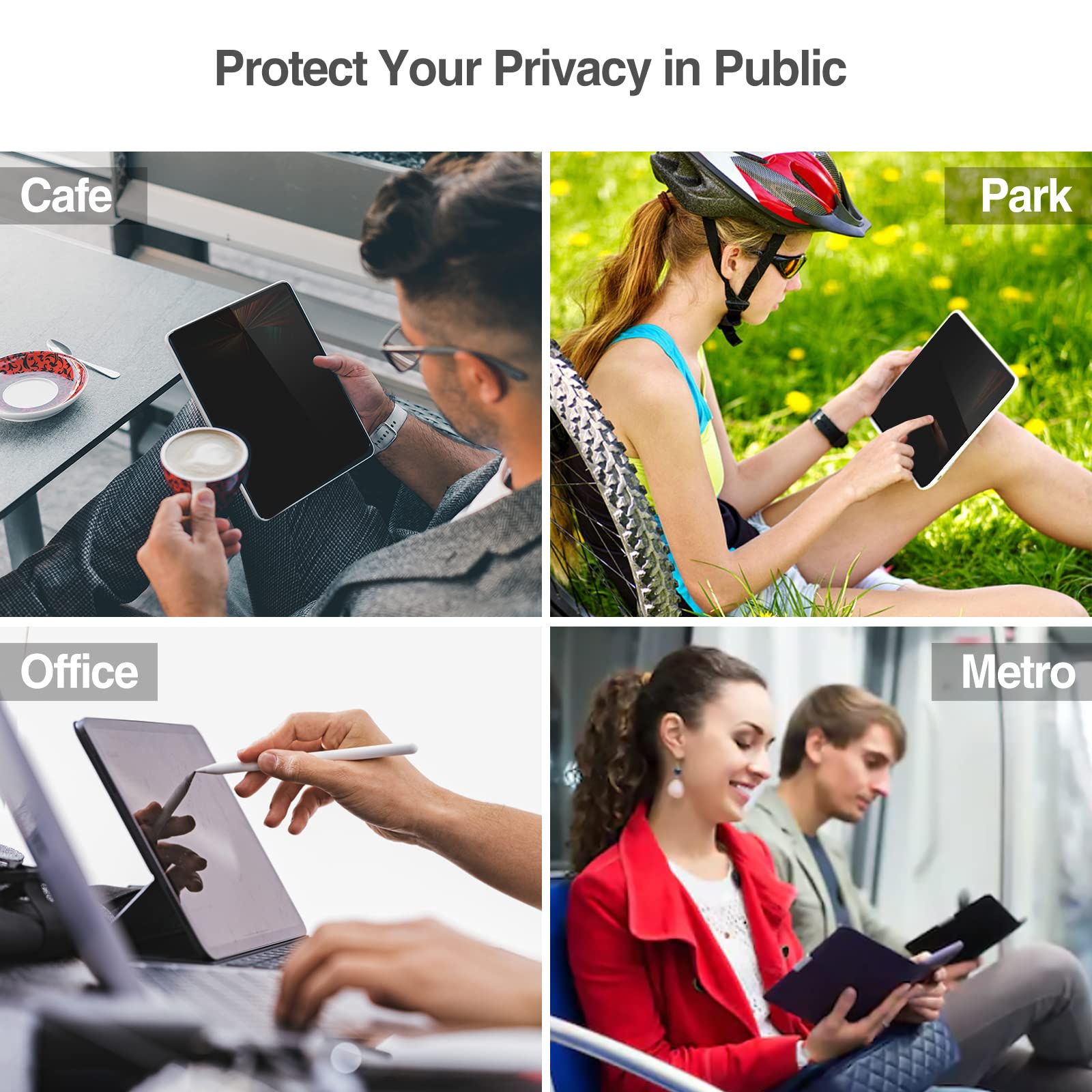 Foto 7 pulgar | Protector De Pantalla De Privacidad Procase Para Ipad Pro 12.9 2022 - Venta Internacional.