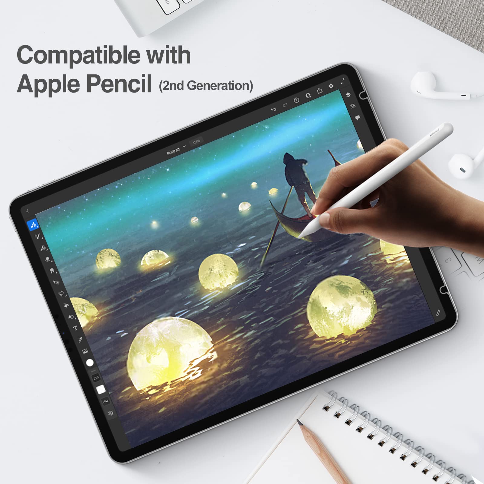Foto 8 pulgar | Protector De Pantalla De Privacidad Procase Para Ipad Pro 12.9 2022 - Venta Internacional.