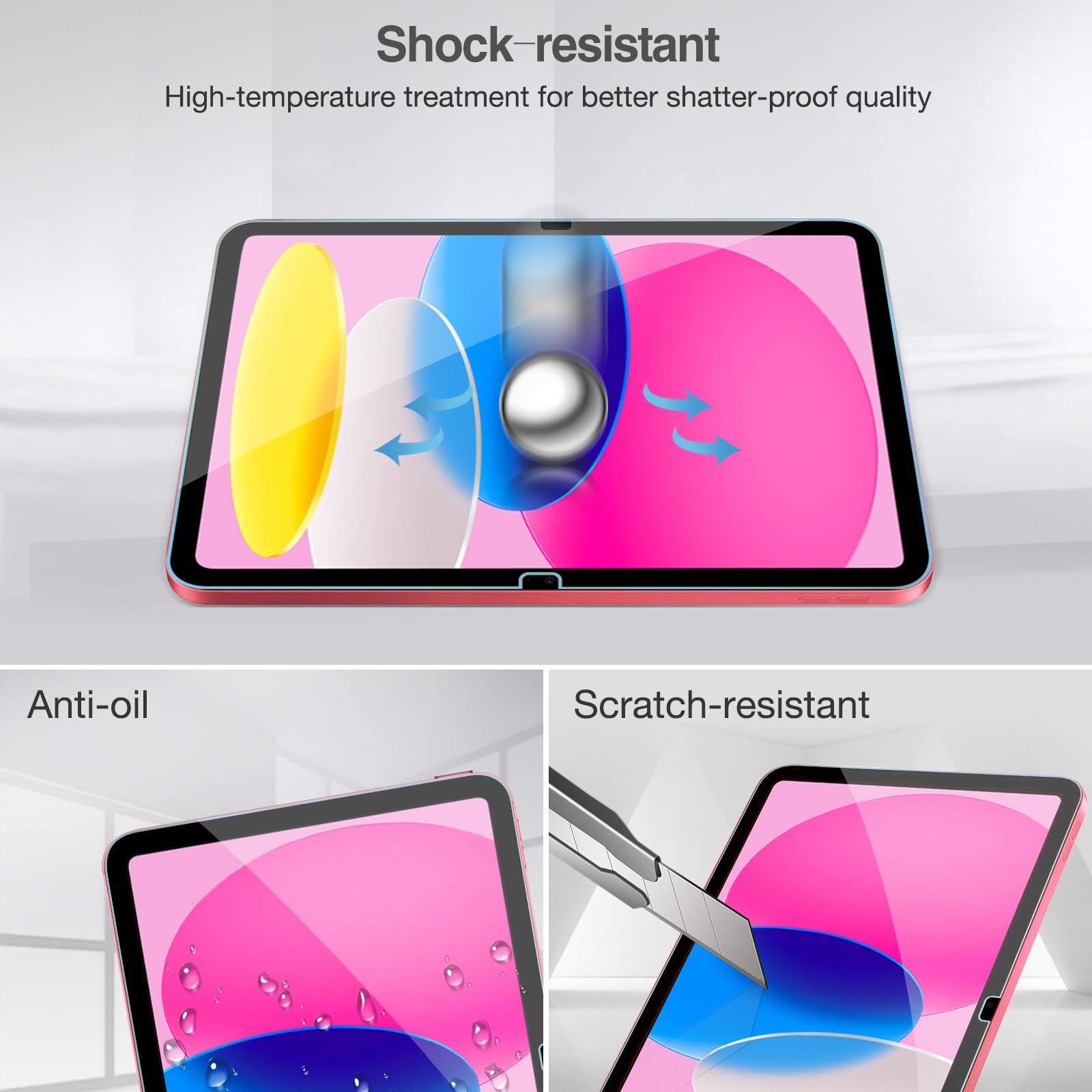 Foto 6 pulgar | Protector De Pantalla Procase Para Ipad A16 2025 De 11.ª Y 10.ª Generación, 11 Pulgadas - Venta Internacional.