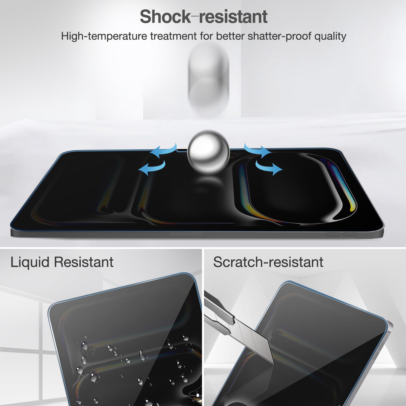 Foto 6 pulgar | Protector De Pantalla De Privacidad Procase Para Ipad Pro/air De 13 Pulgadas - Venta Internacional.