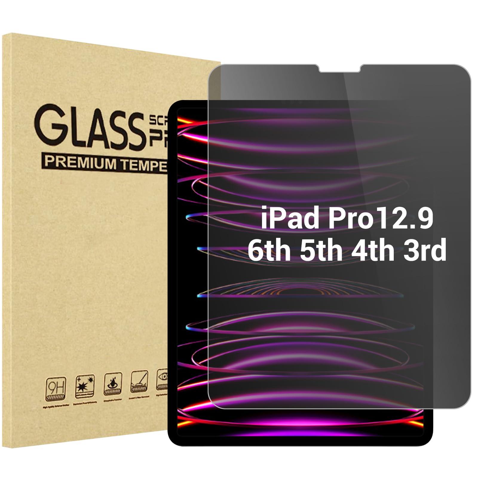 Foto 2 pulgar | Protector De Pantalla De Privacidad Procase Para Ipad Pro 12.9 6.ª Generación - Venta Internacional.