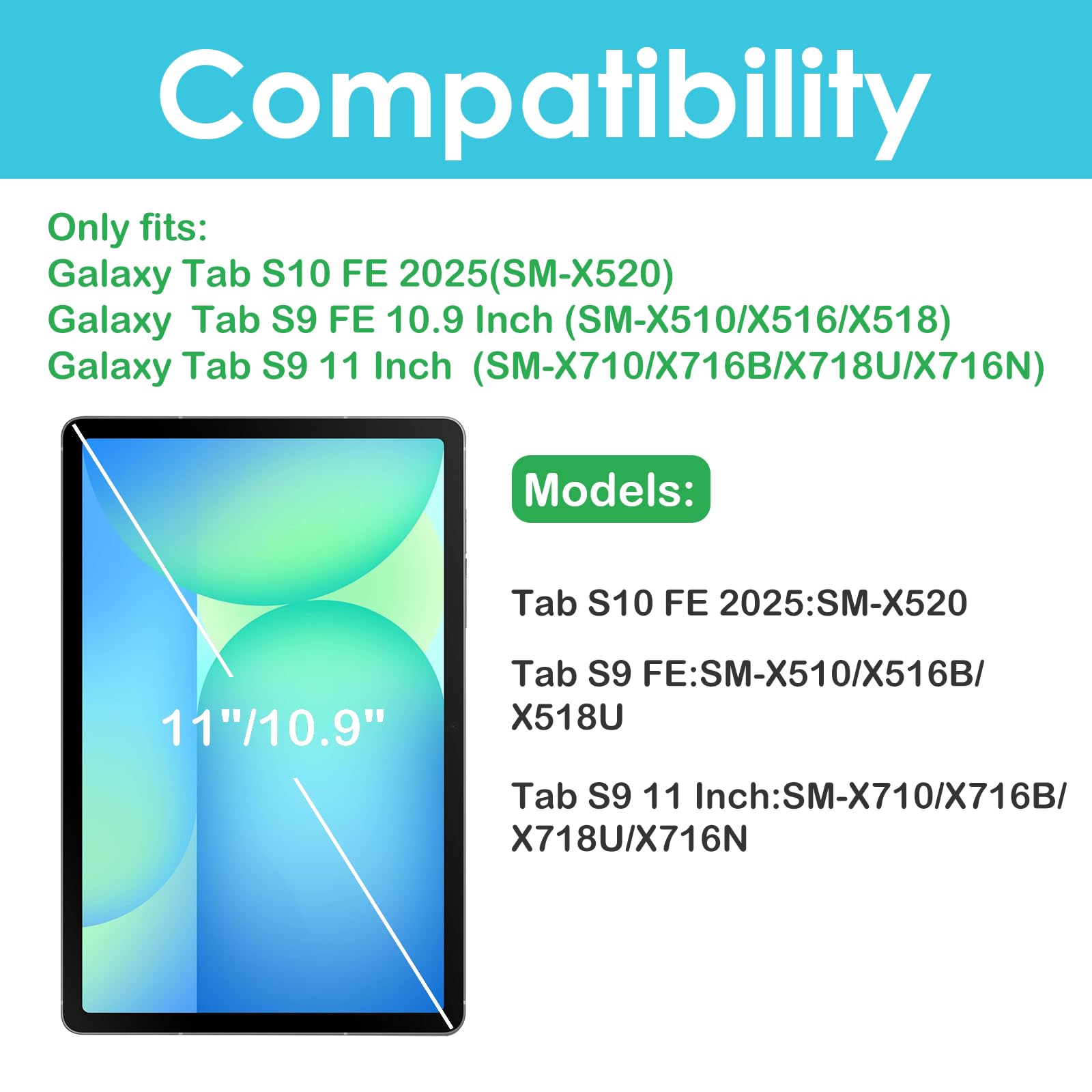 Foto 3 pulgar | Protector De Pantalla Procase Para Galaxy Tab S10 Fe 10.9 2025 - Venta Internacional.
