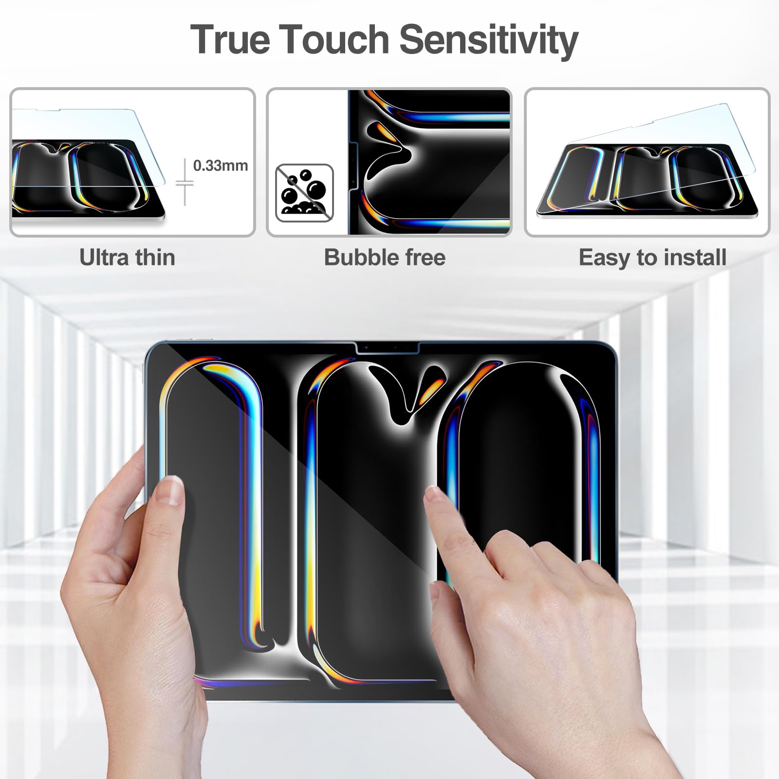 Foto 7 pulgar | Protector De Pantalla Procase Para Ipad Pro 11 2024 Con Lente De Cámara - Venta Internacional.