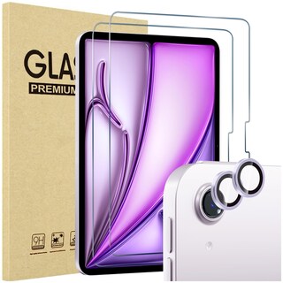 Foto 1 | Protector De Pantalla Con Lente De Cámara Para Ipad Air 13 2024, Color Morado - Venta Internacional.