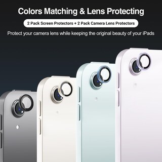 Foto 2 | Protector De Pantalla Con Lente De Cámara Para Ipad Air 13 2024, Color Morado - Venta Internacional.