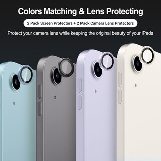 Foto 2 | Protector De Pantalla Y Lente De Cámara Para Ipad Air 11'' 7.ª Generación - Venta Internacional.