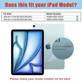 Foto 3 | Protector De Pantalla De Privacidad Procase Para Ipad Air De 11 Pulgadas (7.ª Y 6.ª Generación) - Venta Internacional.