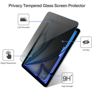 Foto 4 | Protector De Pantalla De Privacidad Procase Para Ipad Air De 11 Pulgadas (7.ª Y 6.ª Generación) - Venta Internacional.