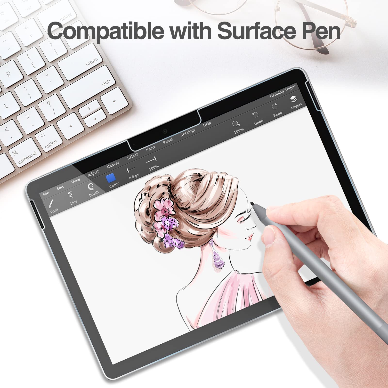 Foto 6 | Protector De Pantalla Procase De Vidrio Templado Para Surface Go 4/3/2 - Venta Internacional.