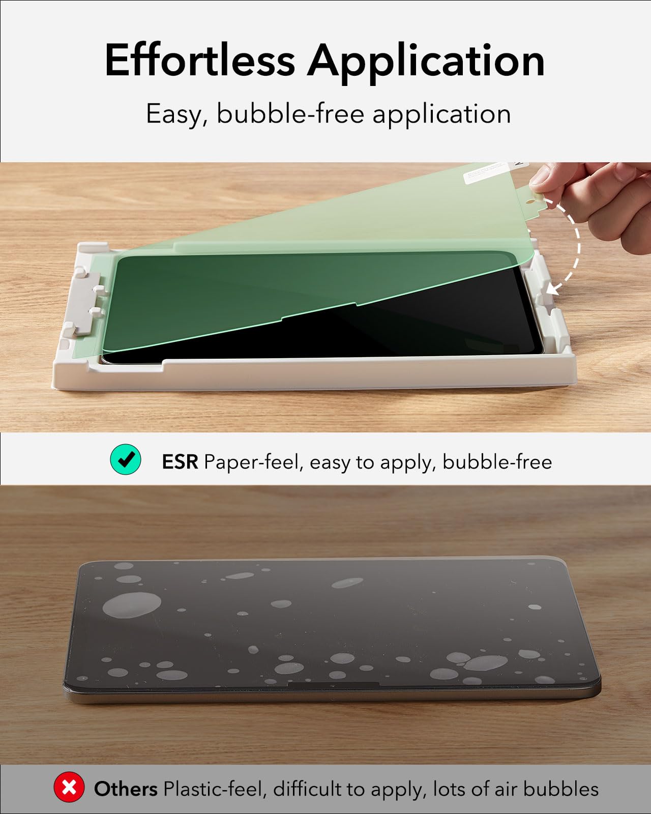 Foto 5 pulgar | Protector De Pantalla Esr Paper-feel Para Ipad Air 11 M3/m2, Paquete De 2 - Venta Internacional.